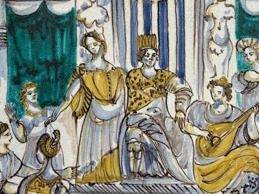 イタリア製　飾り大皿　インテリア　送料込み251226