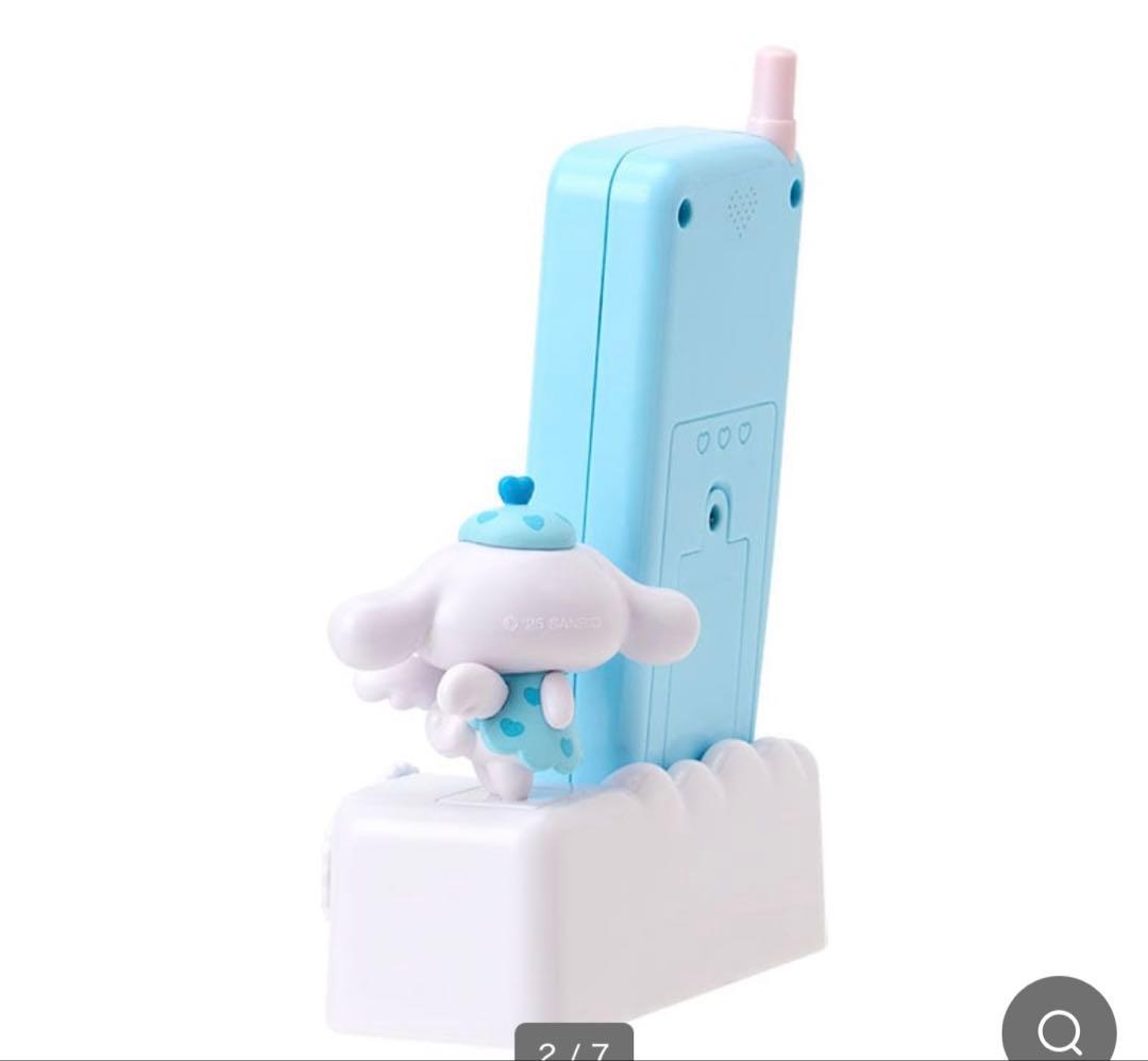 新品未開封 ガラケー形置き時計 サンリオ シナモロール 保証書付き