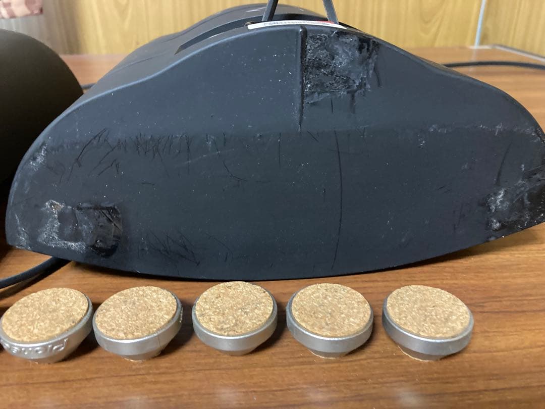 カーブ型ブラックスピーカー2台セット