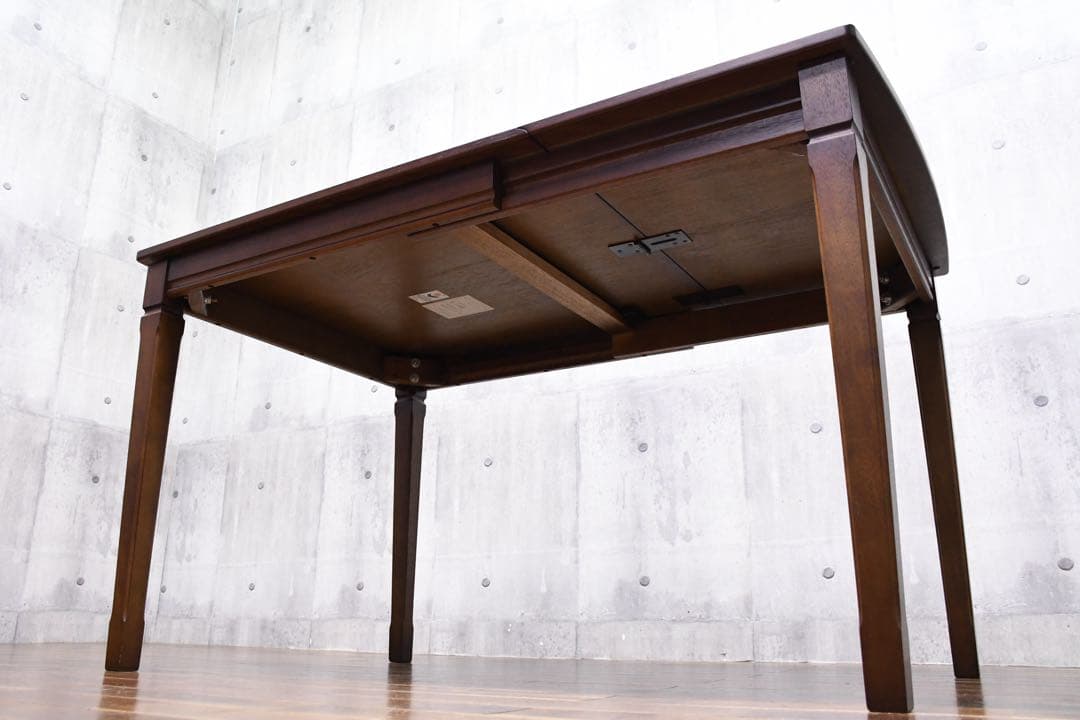 EGC73 マルニ木工 地中海 片バタ式ダイニングテーブル 15万 伸長式