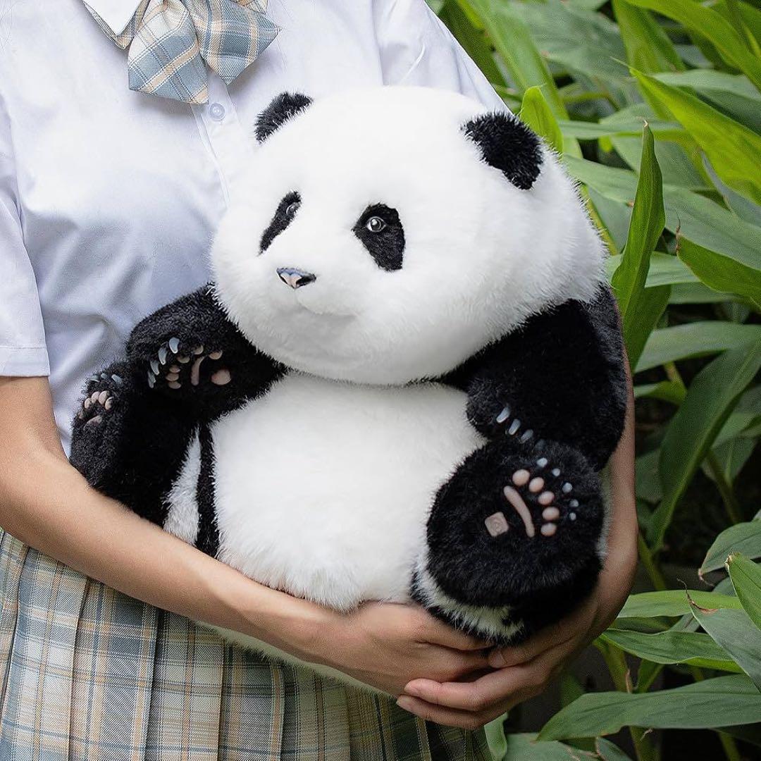 ⭐Chongker パンダのぬいぐるみ リアルパンダ Hehua
