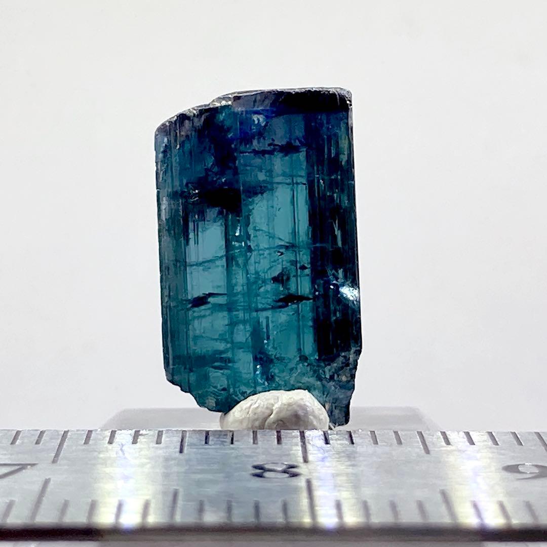 インディゴライト トルマリン 原石 鉱物標本 天然石 350 - メルカリ