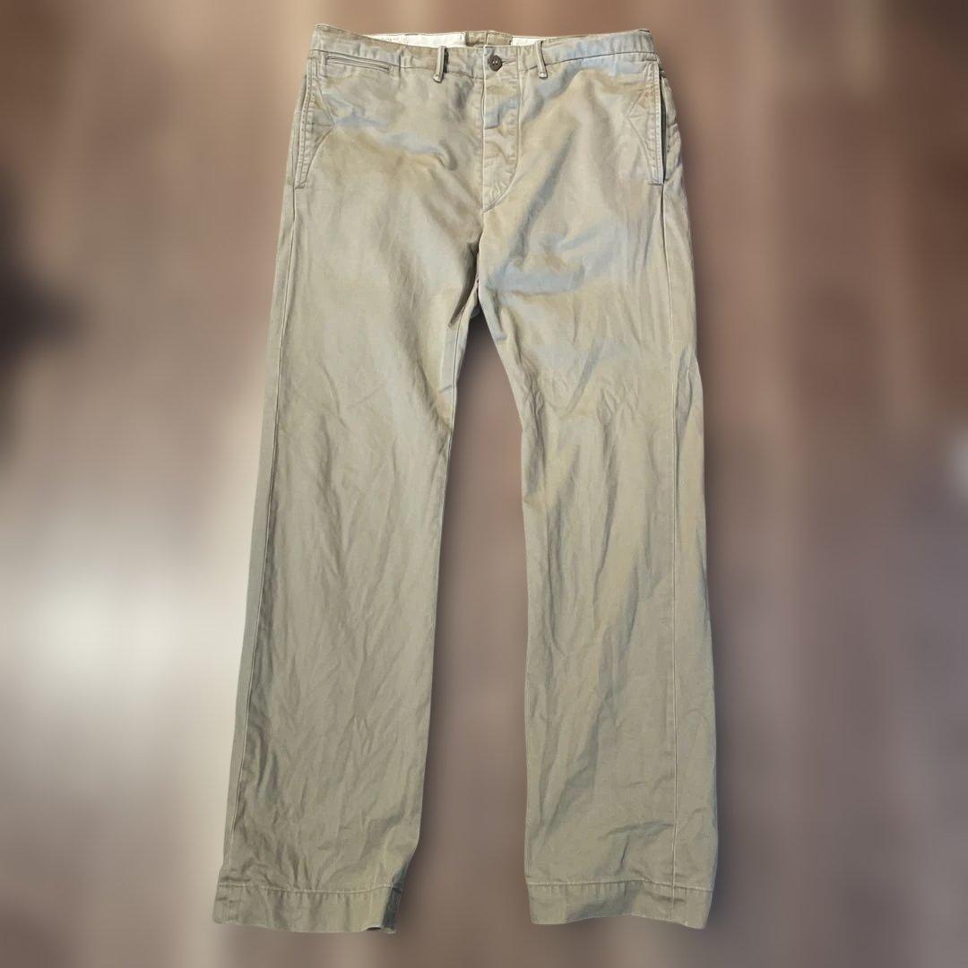 RRL ダブルアールエル ベージュ チノパン 32/32 ラルフローレン - メルカリ