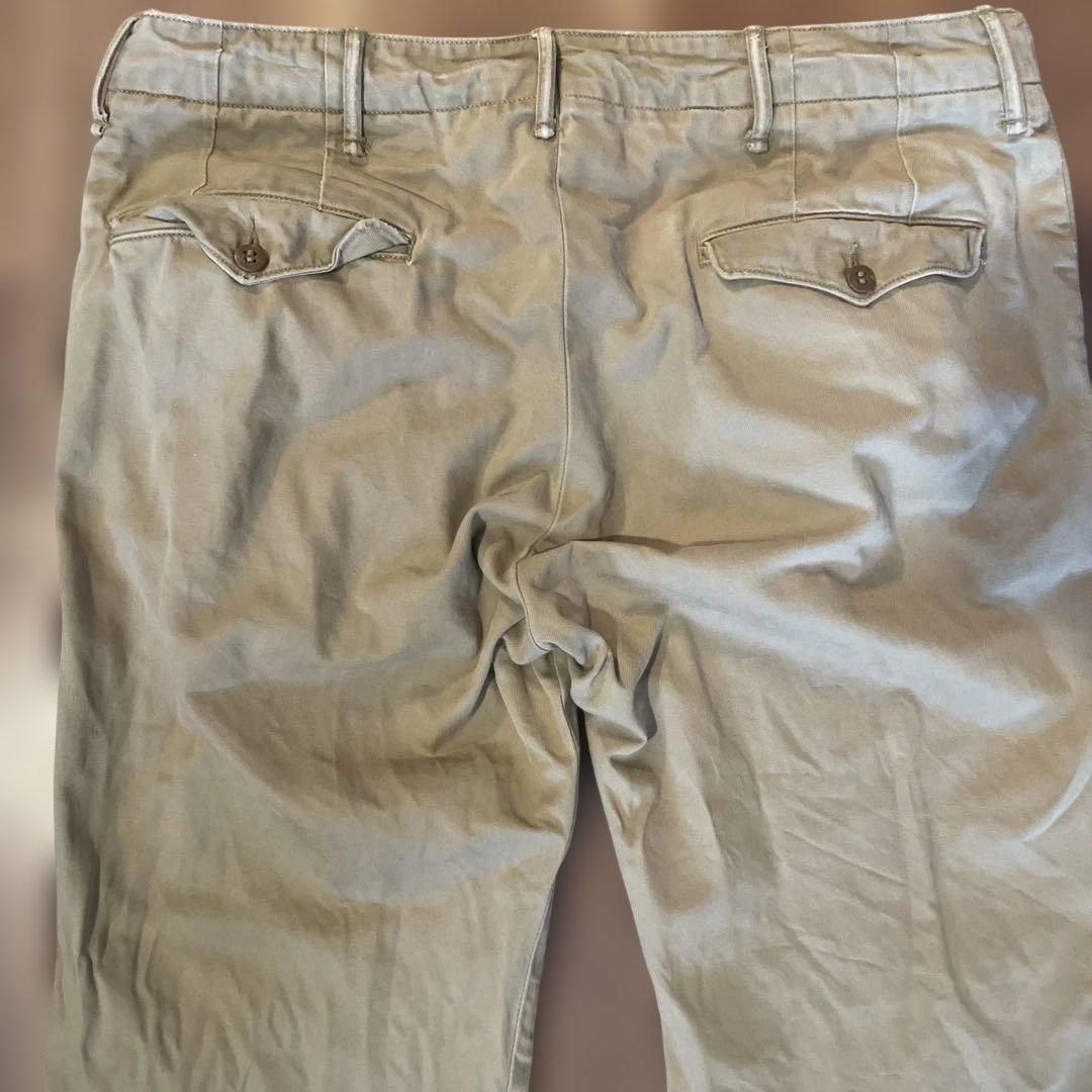 RRL ダブルアールエル ベージュ チノパン 32/32 ラルフローレン - メルカリ