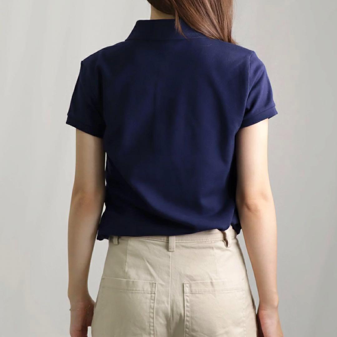 【タグ付き新品】ポロラルフローレン スリムフィットポロシャツＭ紺 正規品 未開封