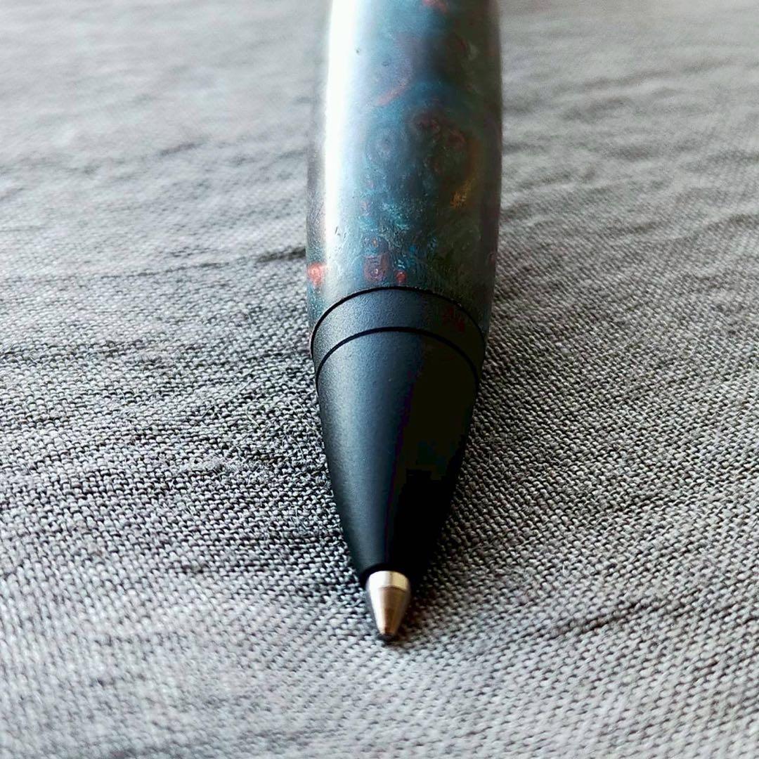 古代の海】 スタビライズドウッド ハンドメイド 木軸ボールペン G2