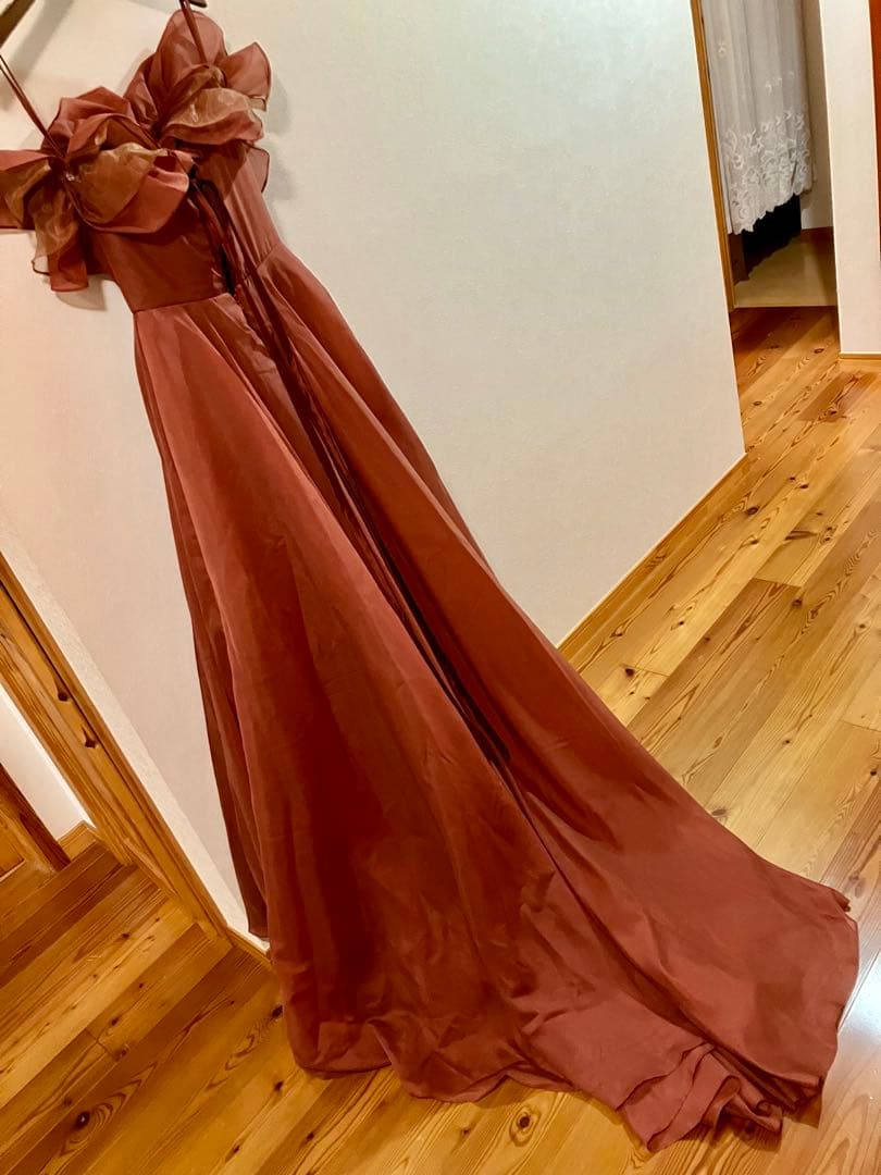 ウェディング　テラコッタ　THE URBAN BLANCHE S カラードレス