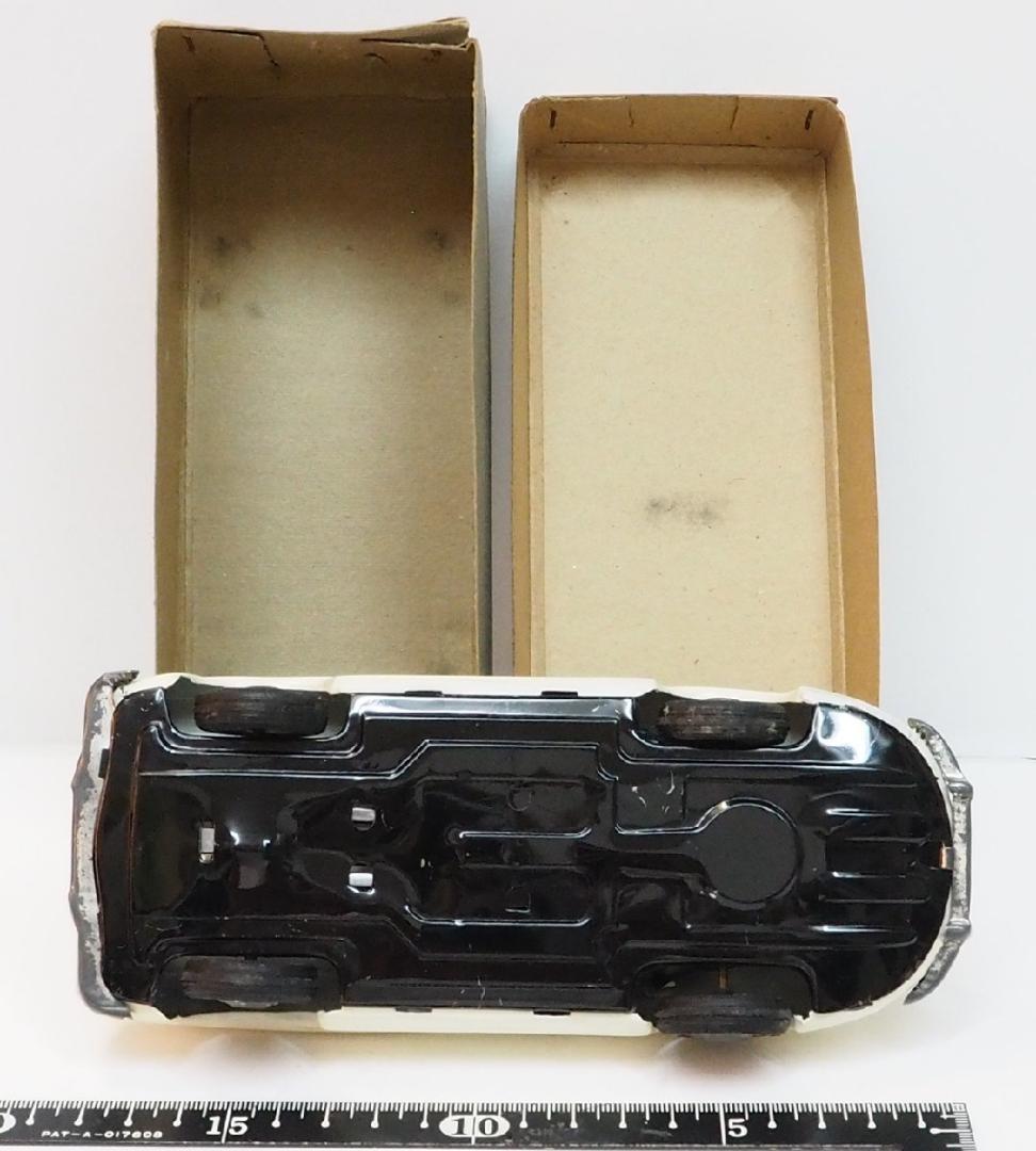 旭玩具【メルセデス ベンツ300SLロードスター白】ブリキtin car【箱付】