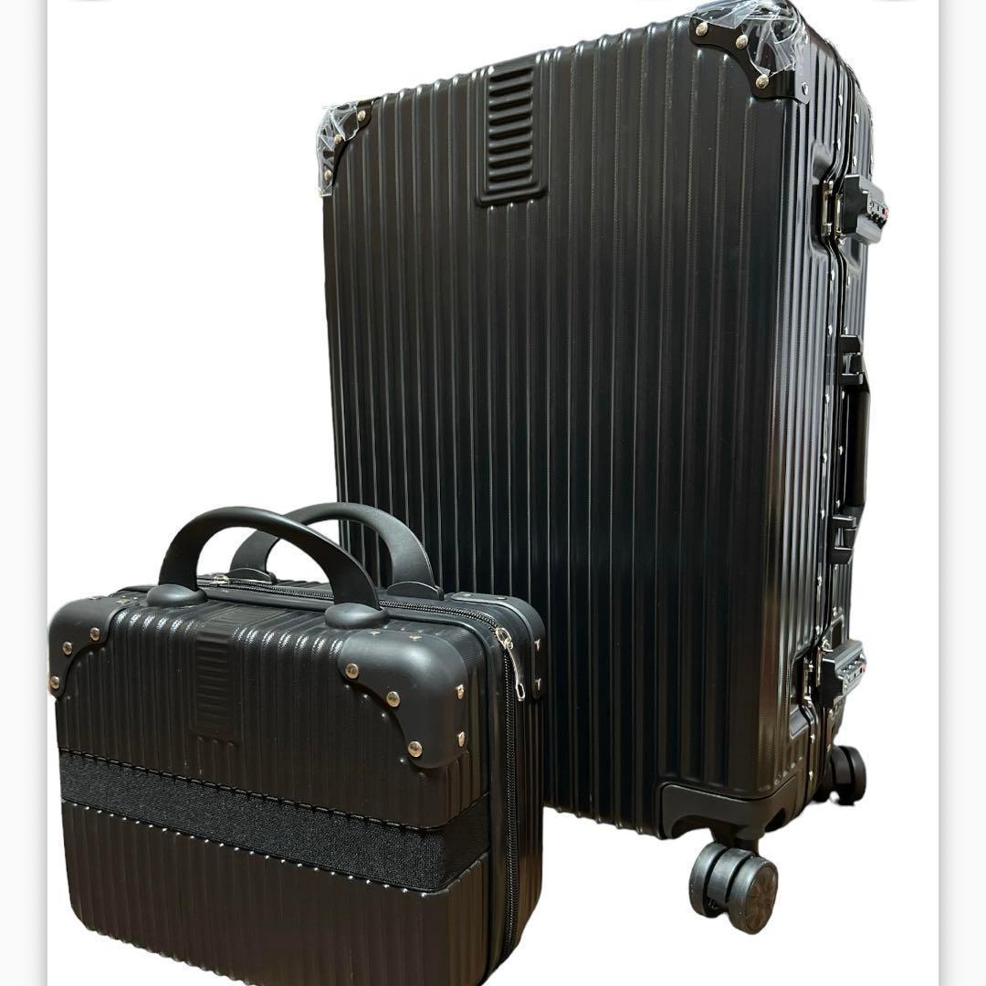 親子セット アルミフレーム スーツケース M キャリーバッグ TSAロック