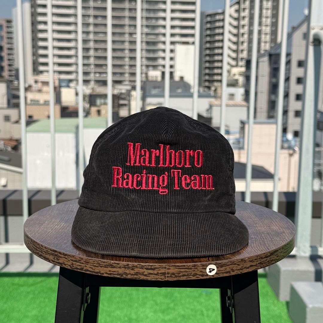 Marlboro Racing Team コーデュロイキャップ 90s USA製 Marlboro