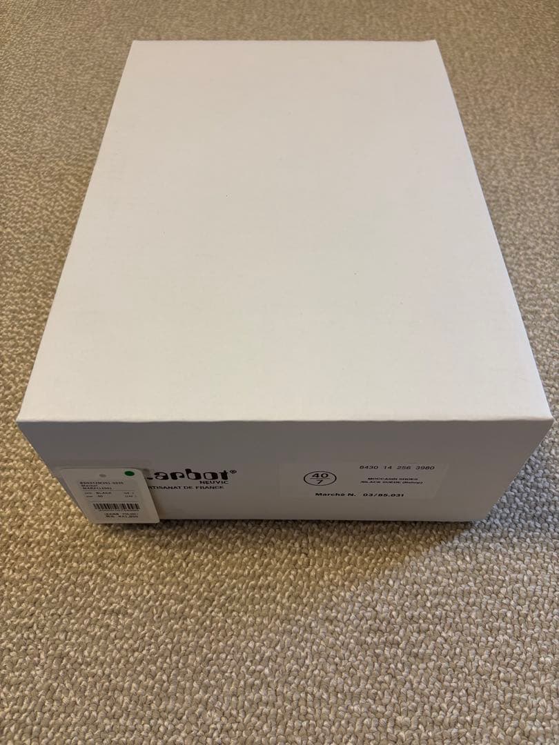 Marbot モカシンシューズ スエード 黒 40