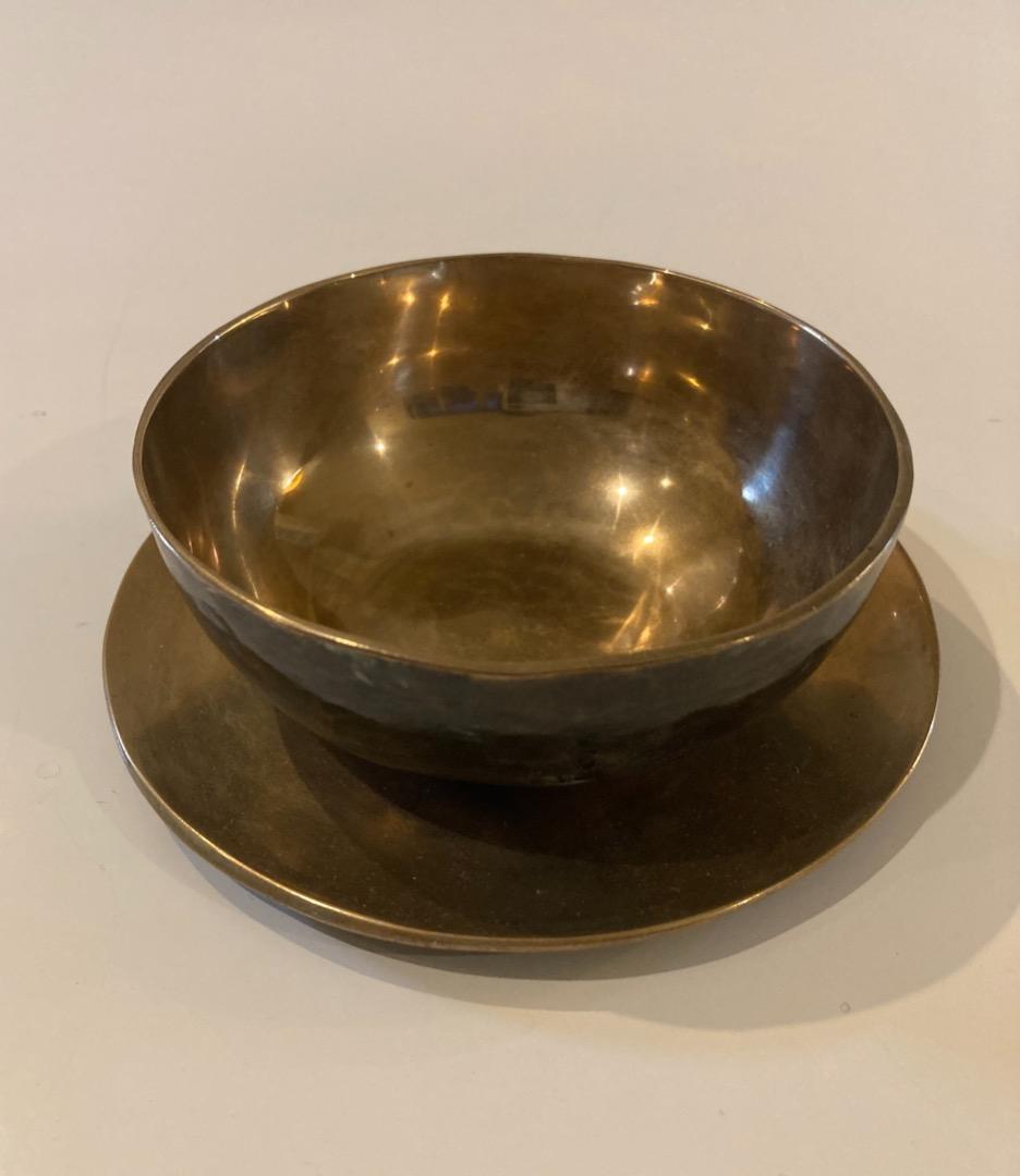 銅錫製ボール！香立て 金色の器 銅70% 錫30% の混合材 356g - メルカリ
