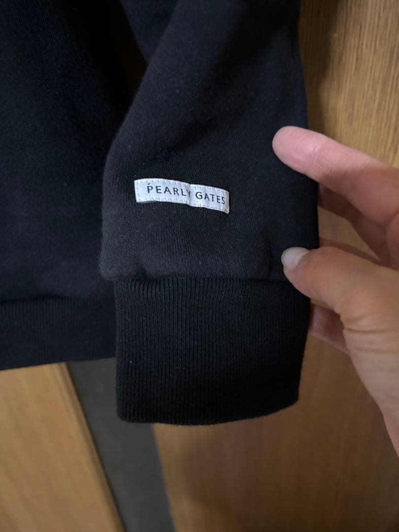 PEARLY GATES ブラック パーカー