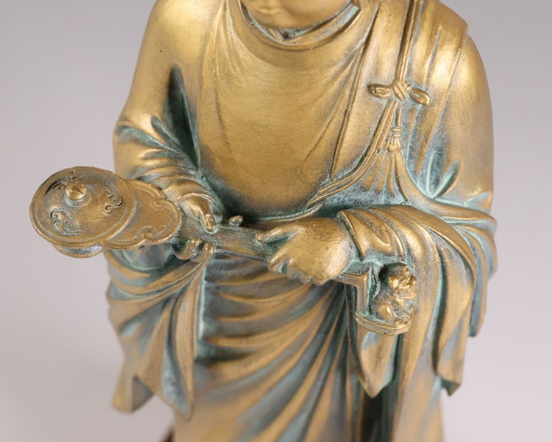 高村光雲 原型 聖徳太子御考養之像 高村規・識箱 銅像 ブロンズ【