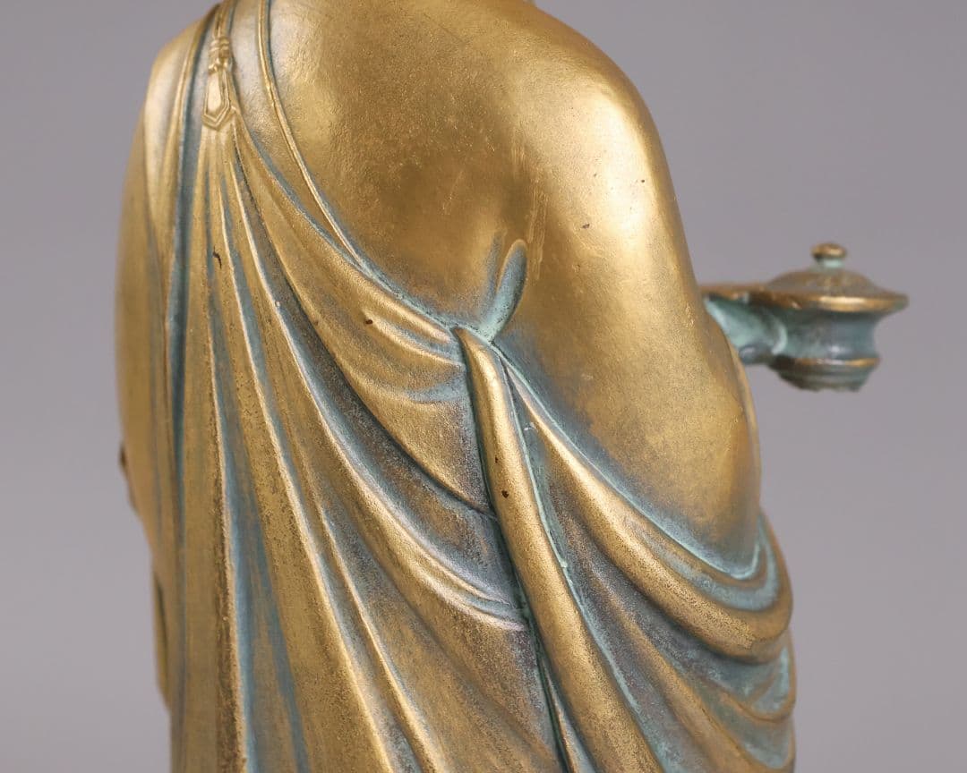 高村光雲 原型 聖徳太子御考養之像 高村規・識箱 銅像 ブロンズ【