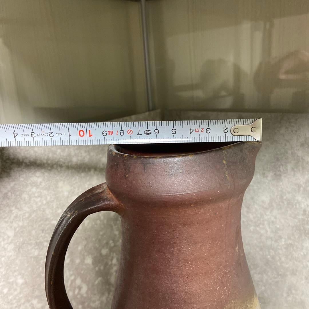 備前焼 水差し ピッチャー 作家物 25センチ