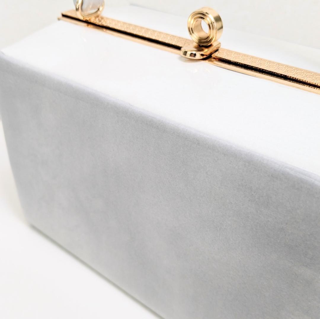 和装 草履 バッグ セット エナメル グレー シルバー 白 フリーサイズ u59