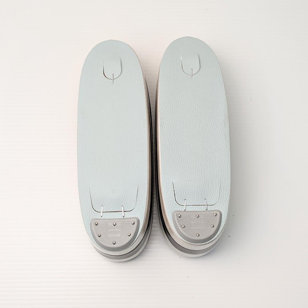 和装 草履 バッグ セット エナメル グレー シルバー 白 フリーサイズ u59