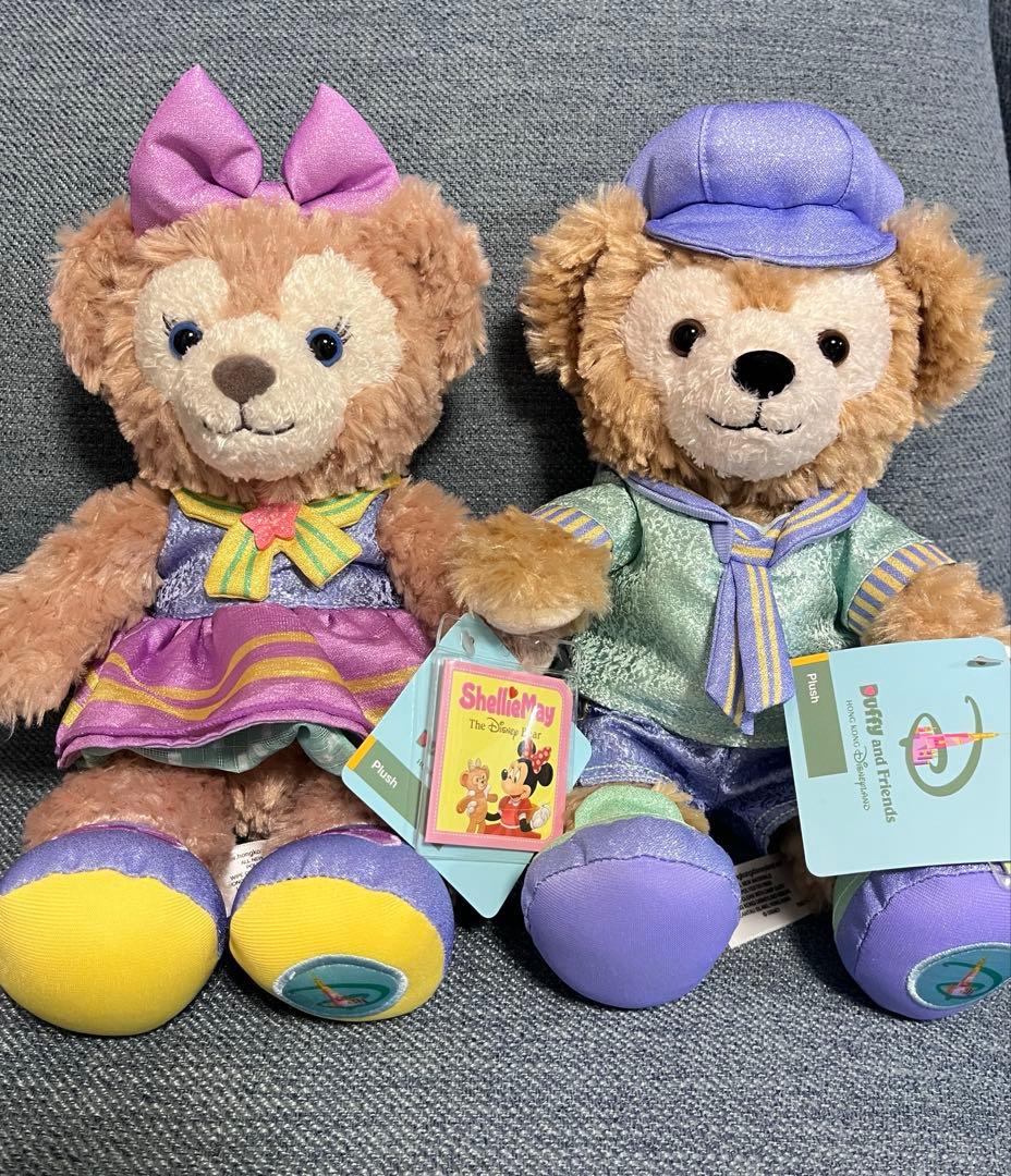 香港ディズニー 20周年 ぬいぐるみ ダッフィー シェリーメイ HKDL