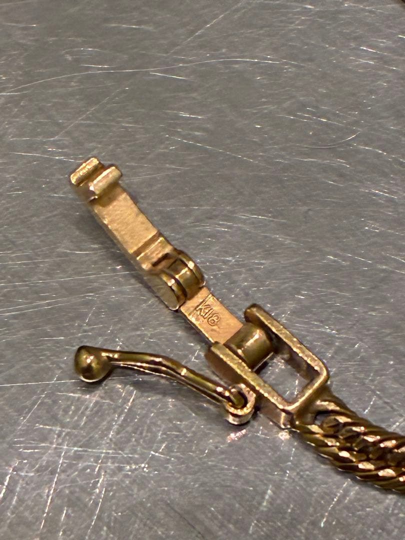 ゆっけ様　K18 12面トリプル　喜平ブレスレット