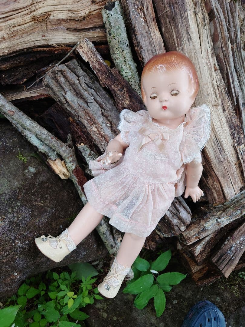 ビンテージ エファンビー ガール スカウト ドール ブラウン effanbee