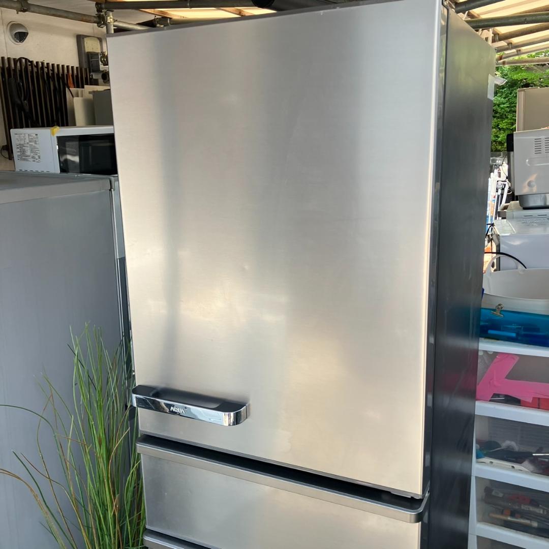 福岡市 市内近郊限定】355L 良品 分解洗浄済み AQUA 冷蔵庫 2018