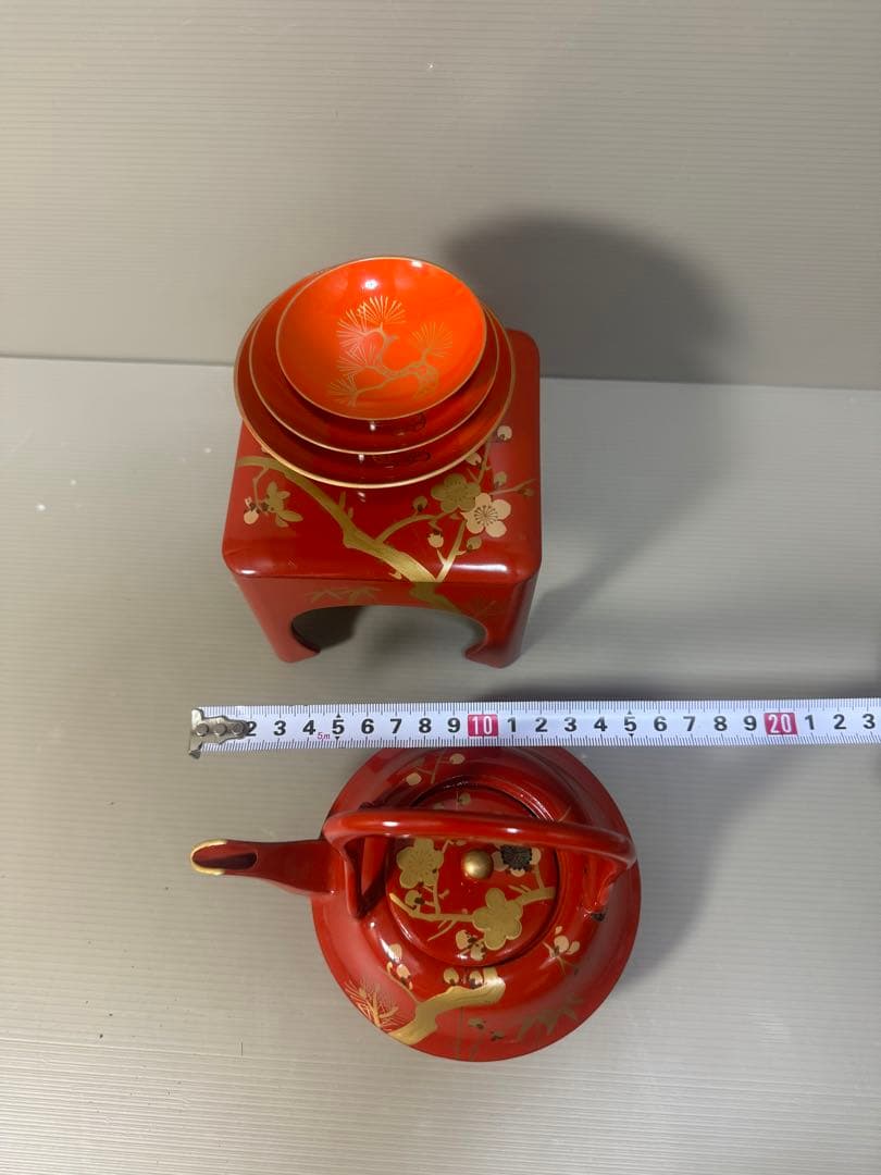 2299  お屠蘇 洗朱 変り松 松竹梅