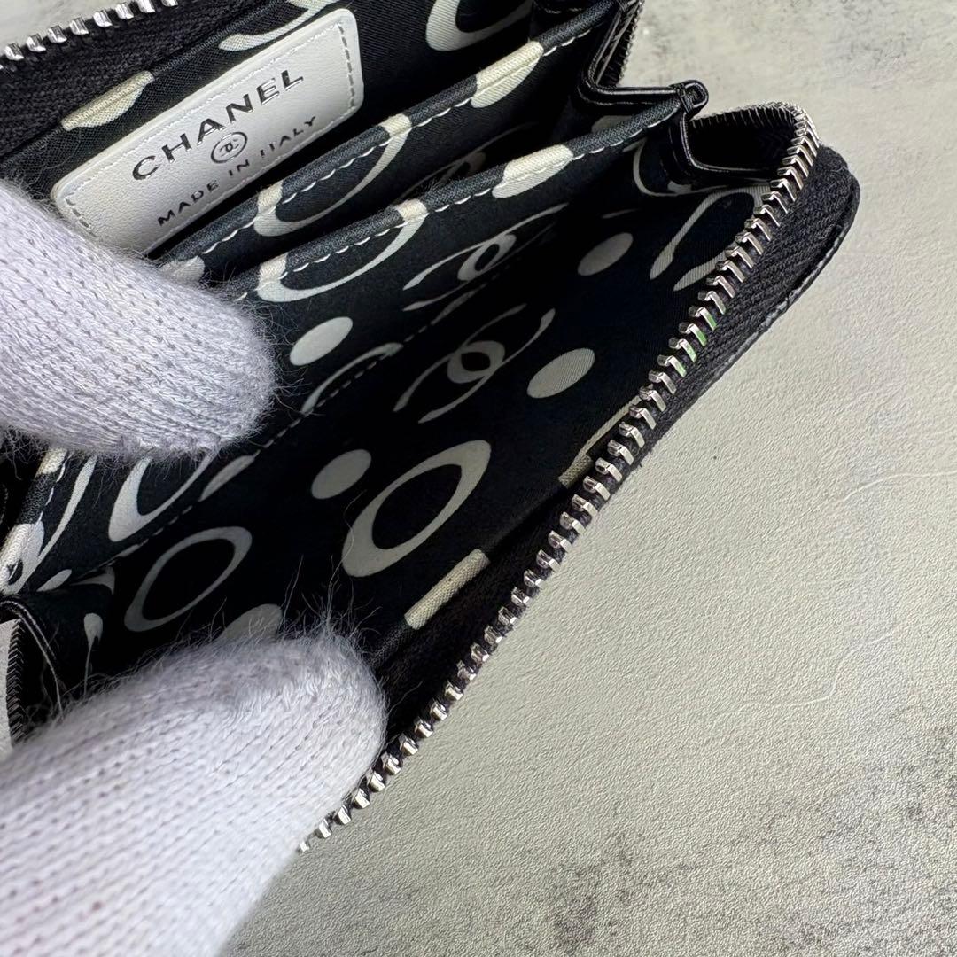 CHANEL マトラッセ　キャビアスキン　ケース　カードケース