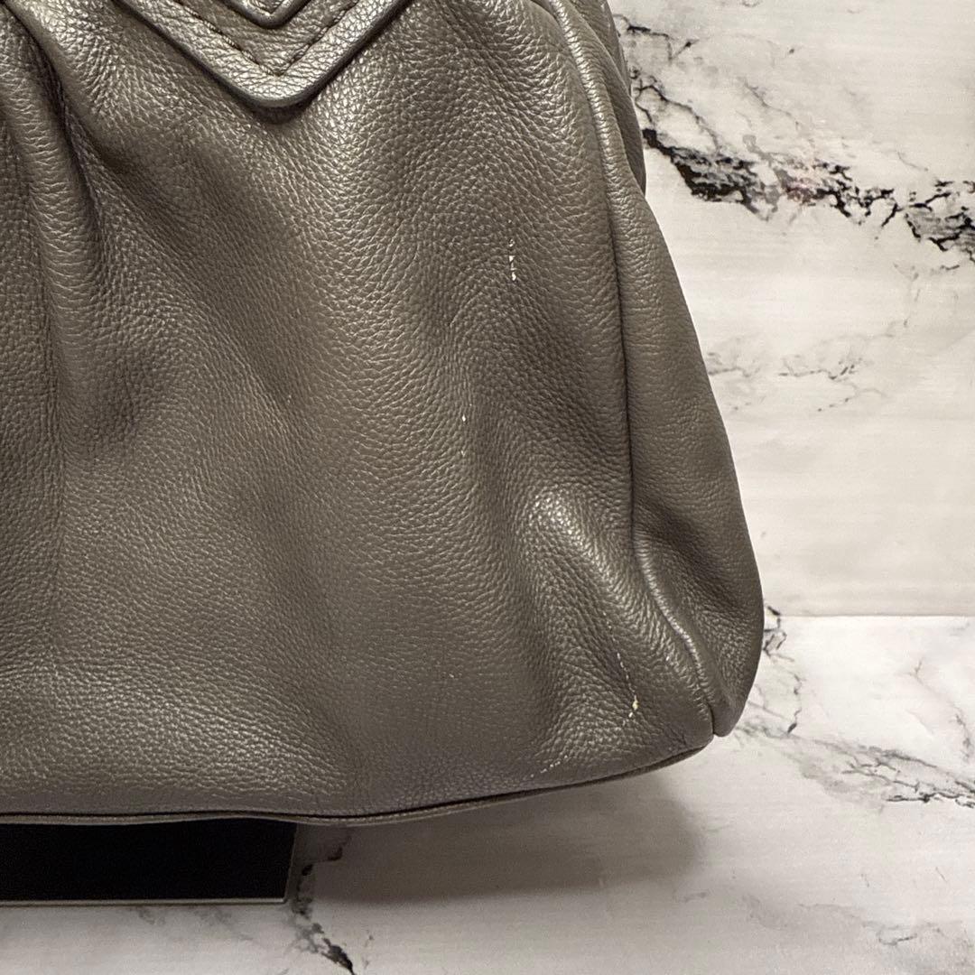 (美品)大人気、マークジェイコブス、2wayバッグ、Y2K、オールレザー、シボ革