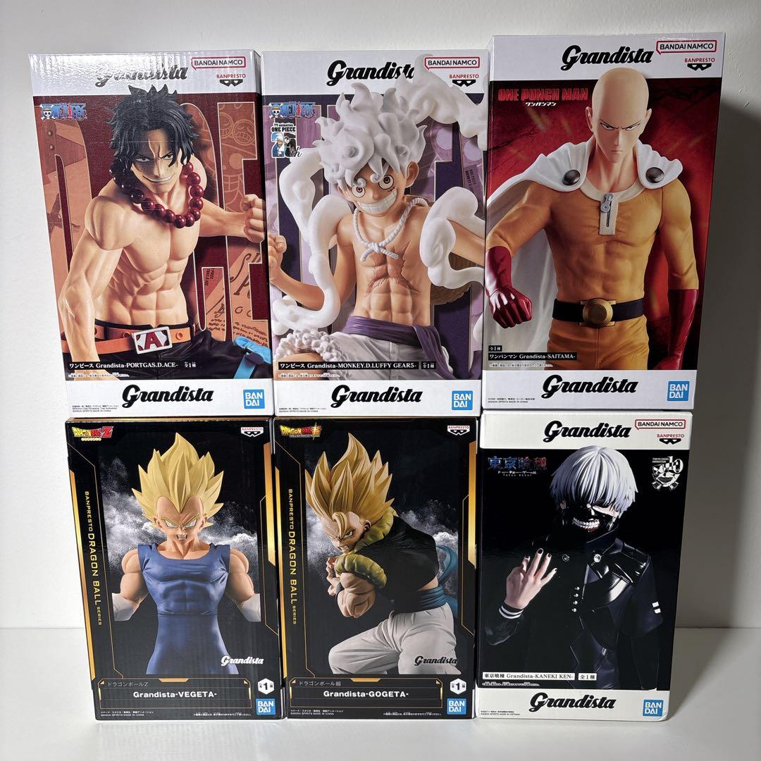 未開封 Grandista フィギュア 6体セット ドラゴンボール ワンピース他