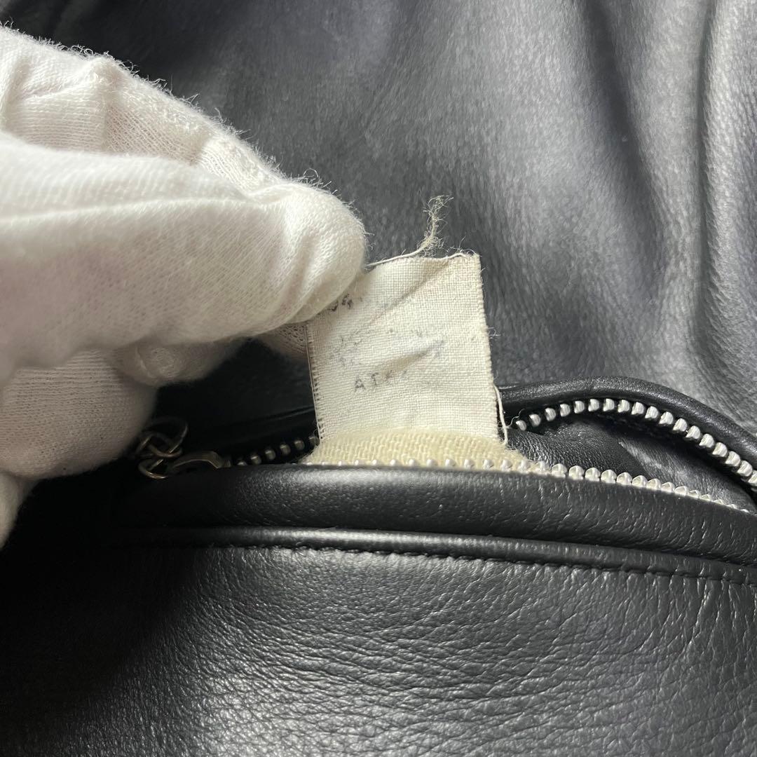 極美品/現行モデル/42インチ✨ショット シングルライダース レザー