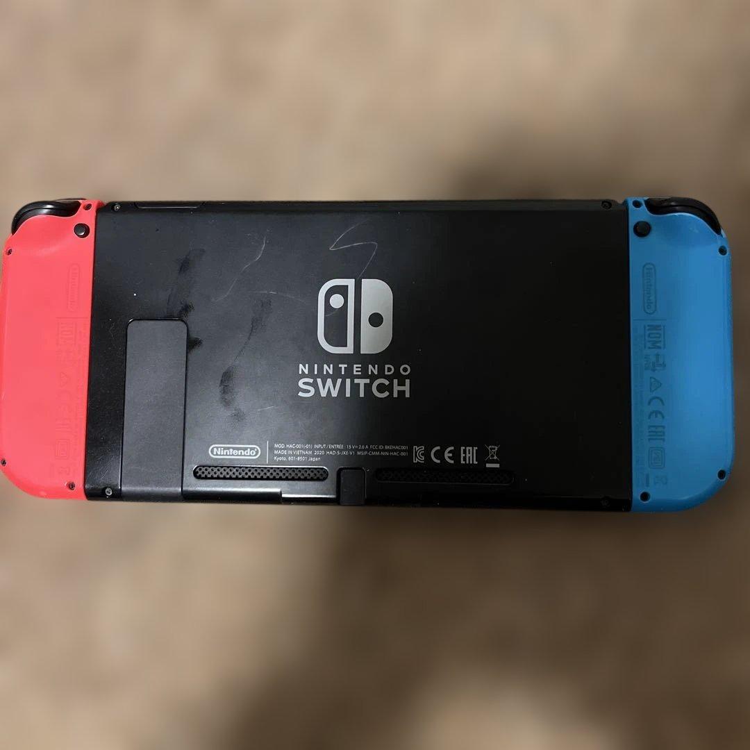 (ジャンク品)Nintendo Switch 本体 青と赤のJoy-Con