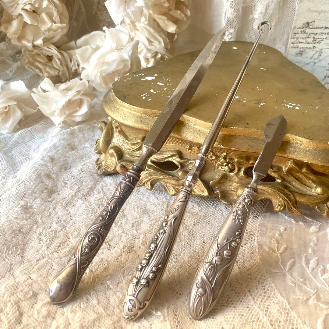 すずらんレリーフ スクレーパー&レターオープナー ミュゲ フランス