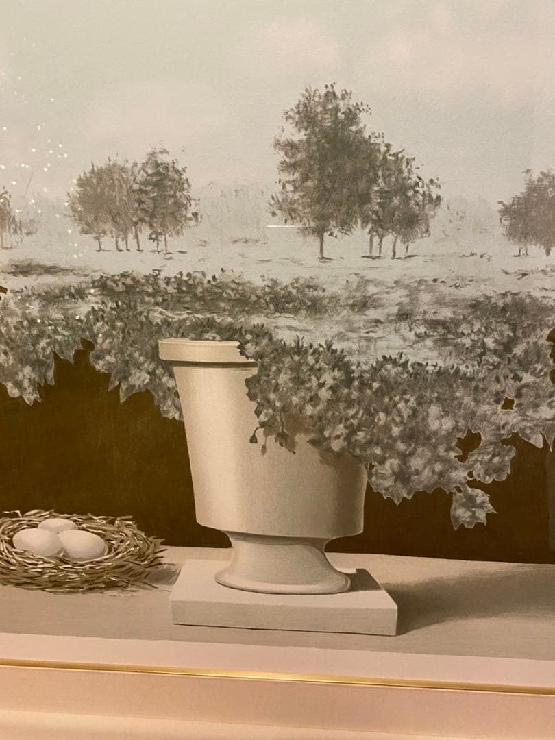 マグリット リトグラフ「奇跡の国」