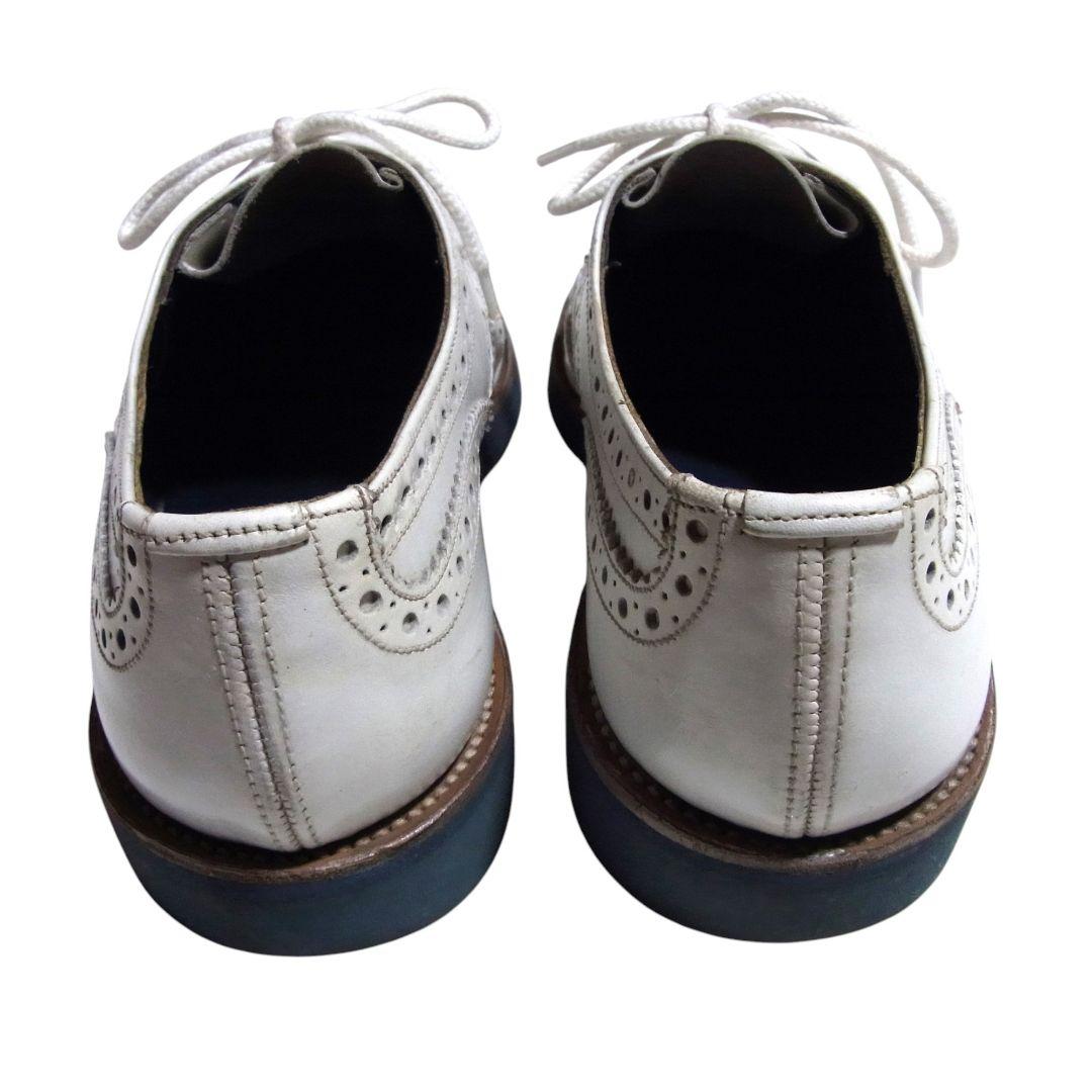 トリッカーズ バートン 7.5 白 ホワイト ガムライトソール レザー シューズ