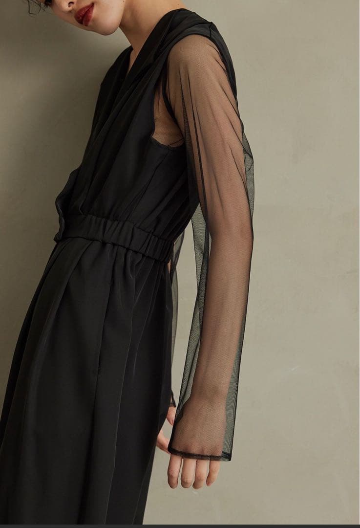 kana / niana セットアップ スタンドアウトカラーオールインパンツ　M