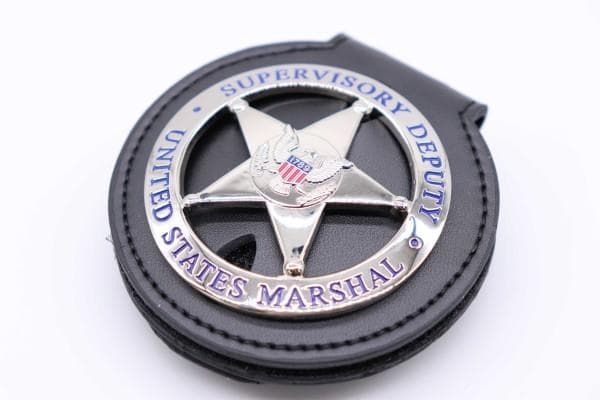 新品 SUPERVISORY  USマーシャル バッジ レザー レプリカ