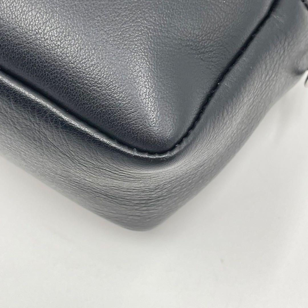 【未使用級】 J&M DAVIDSON ショルダーバッグ チェーン ペブルミニ