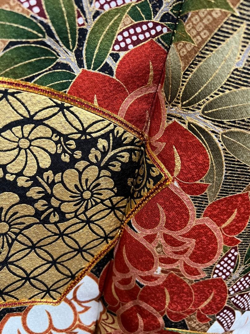 振袖 成人式 藤文様 美品 長襦袢セット