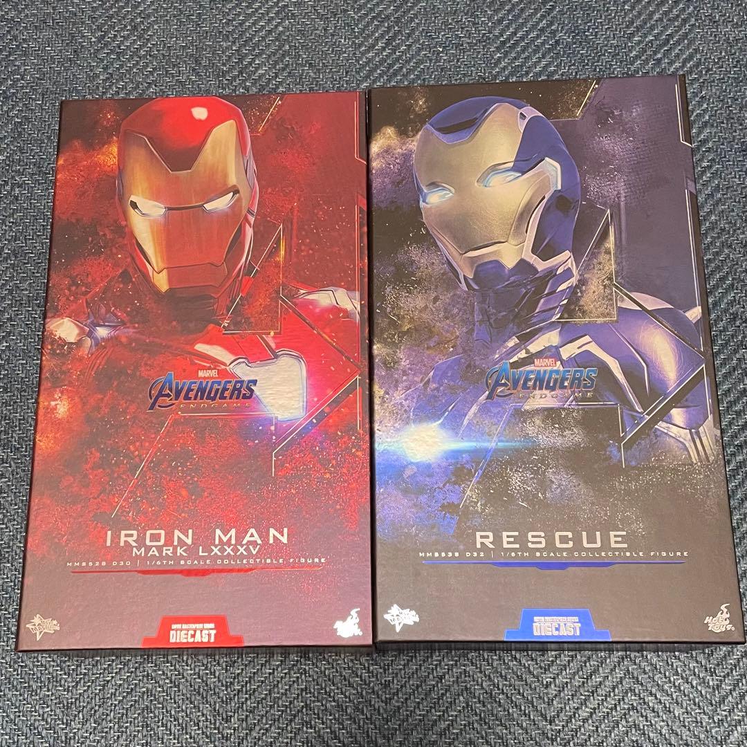 ホットトイズ アイアンマン マーク85 レスキュー 2体セット フィギュア