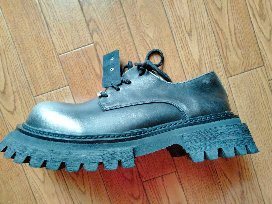 V系　モード系　メンズ　ブーツ　 MUYA CIAGA ブラックドレスシューズ