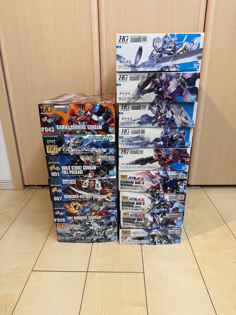 ガンプラHG15点まとめ売り