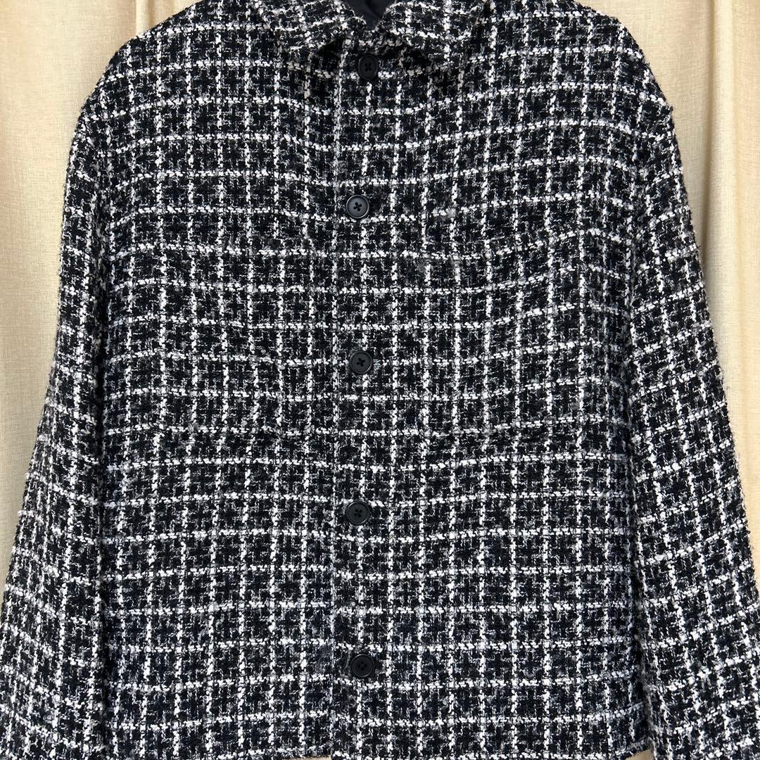 ザラ　ZARA テクスチャーシャツジャケット　Sサイズ