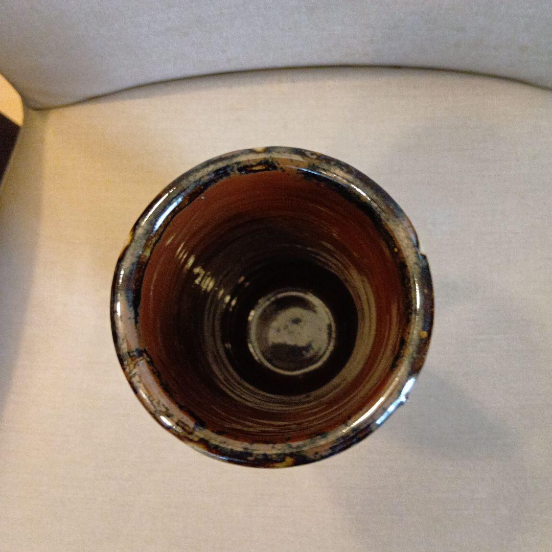 ys7335577; 宗sou 益子焼 濱田晋作造 花生（共箱）【道】 濱田晋作 益子焼