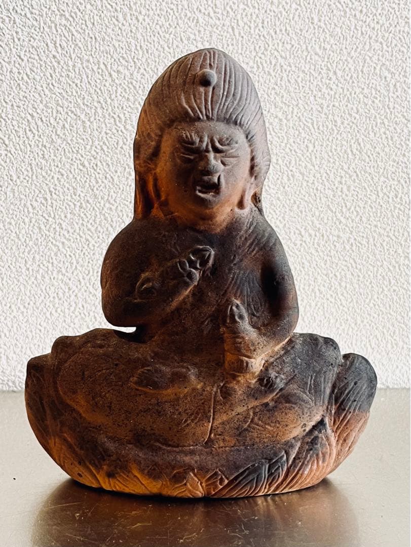 中国美術 白磁 南無仏 在銘 高37cm 鑑書箱(K-LC490)