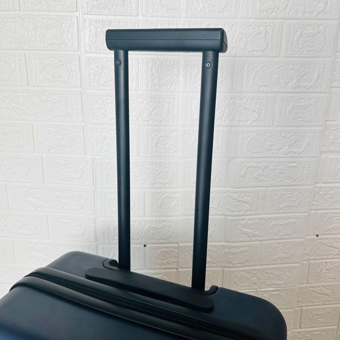 美品 良品計画 MUJI キャリーケース 4輪 56L 無印良品 ネイビー