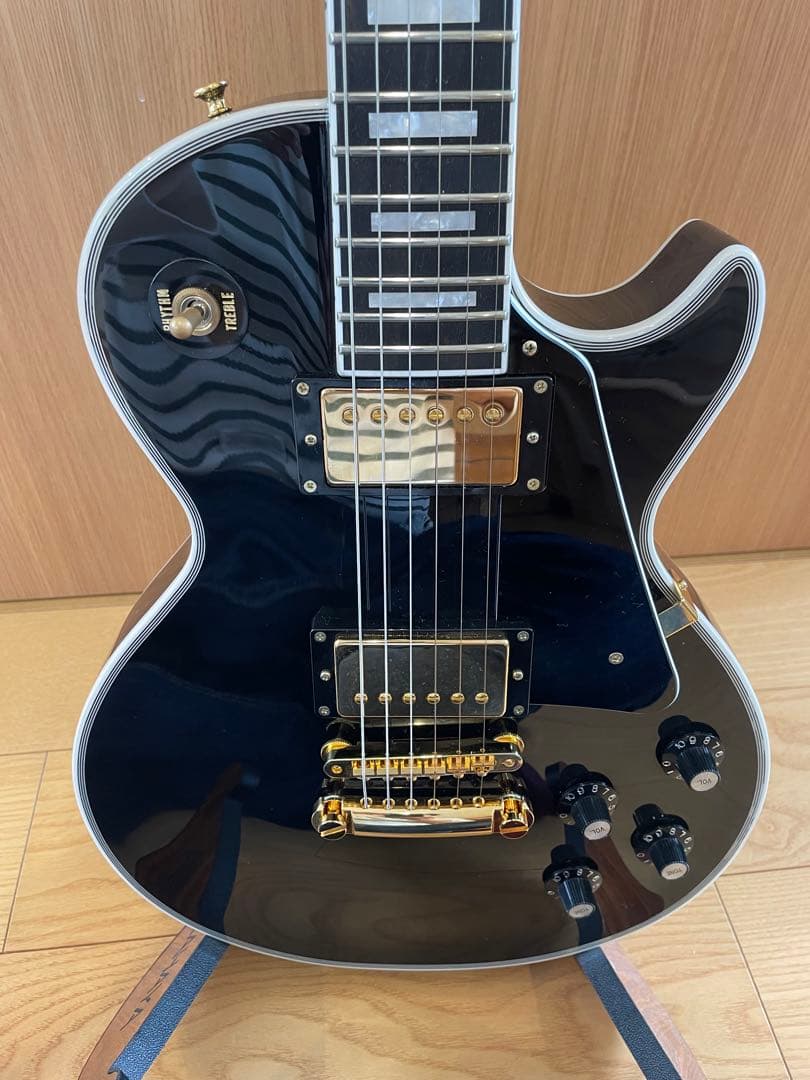 りく様。EDWARDS レスポールカスタム 美品 エボニー指板 - メルカリ