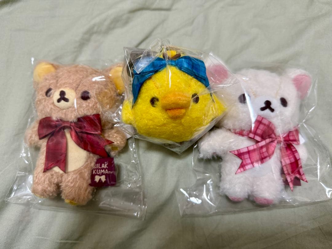 リラックマ ロフト限定 ぬいぐるみ マスコット 3点セット