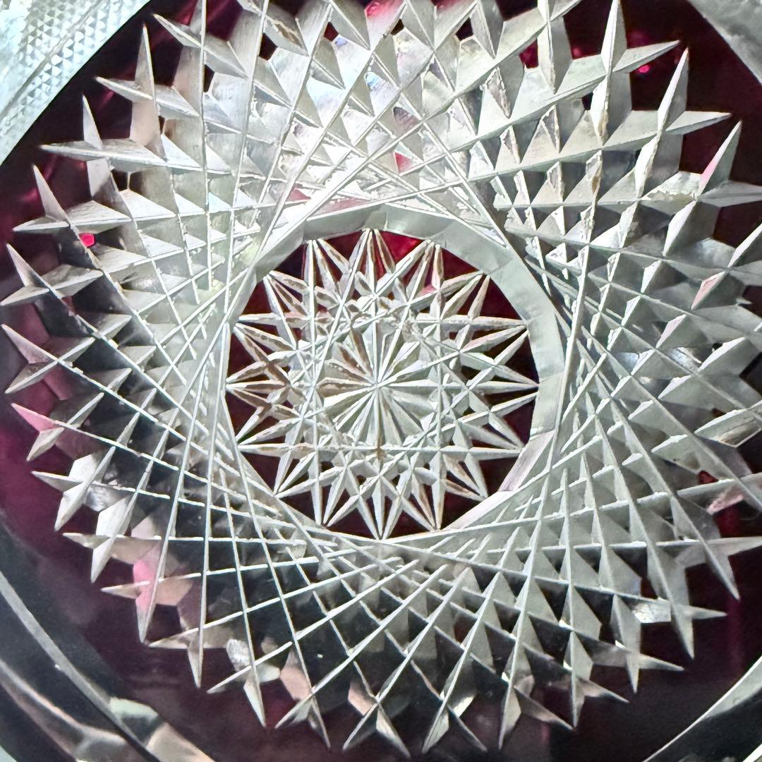 Y様へ感謝お嫁入り‼️涼やか星丸紋切子ボウル1客 錦手