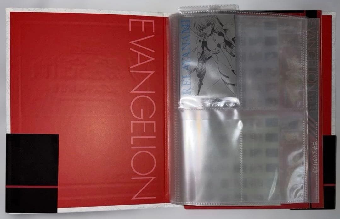 エヴァンゲリオン ウエハースカード 専用カードファイル 綾波レイ アスカＶｅｒ．